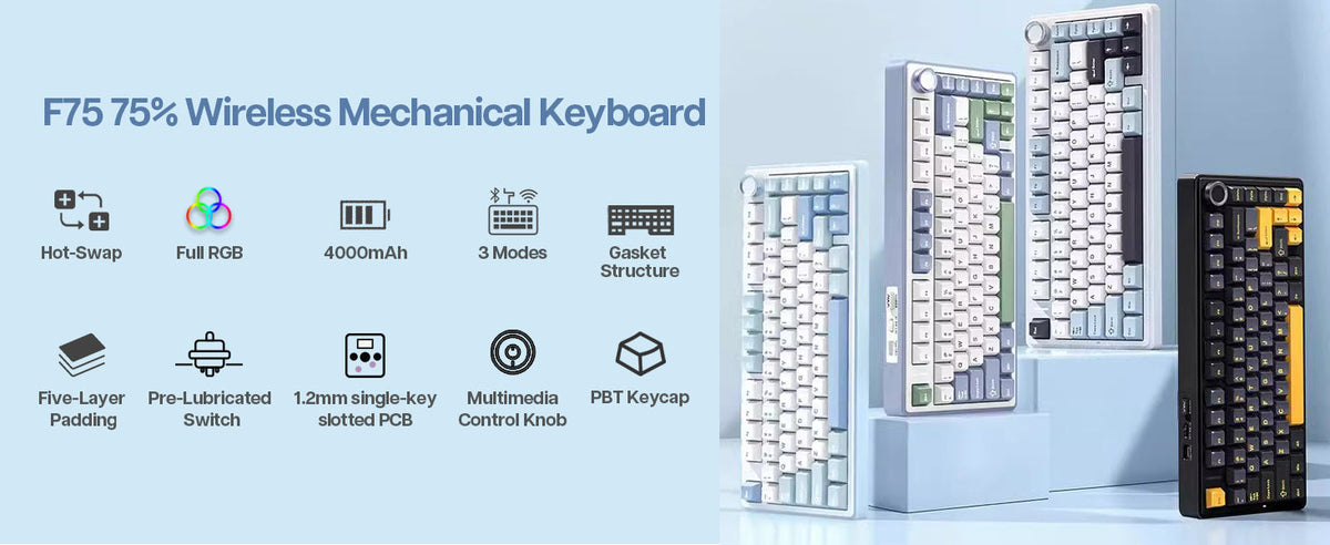AULA F75 – Premium 75% Mechanical Keyboard — view 1