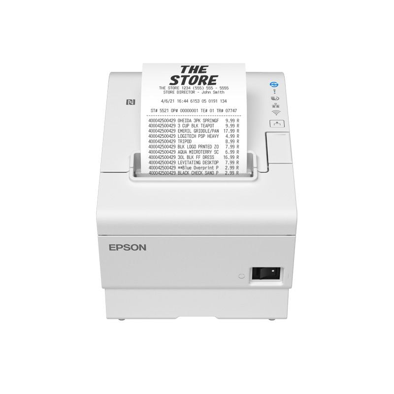 Epson TM-T88VII Thermal Receipt Printer, 500 mm/s, USB and Ethernet atomoffice