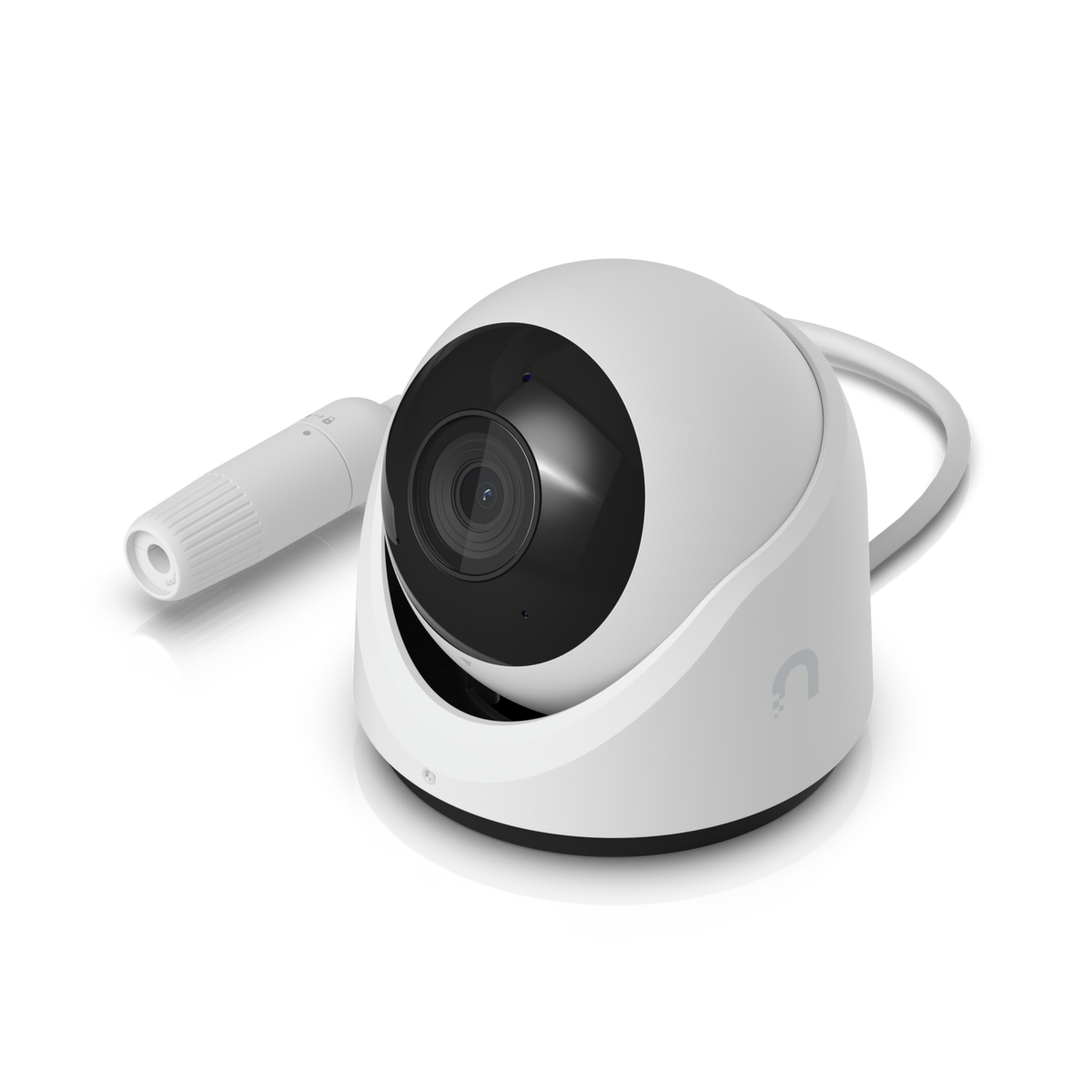 Ubiquiti Camera G6 Turret, 4K 8MP PoE Camera, 30 m IR Night Vision, AI Face and Plate Recognition, White atomoffice