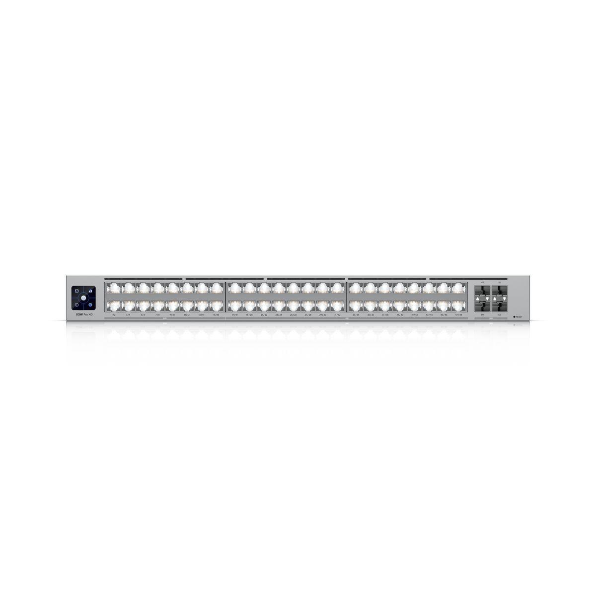 Ubiquiti UniFi Switch Pro XG 48, 32 x 10 GbE + 16 x 2.5 GbE, 4 x 25G SFP28, Layer 3, Etherlighting atomoffice