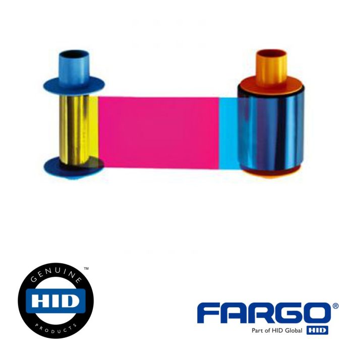 HID FARGO 045230 / 45230 YMCKO Colour Ribbon | 700 Images - for FARGO DTC4500e ID Card Printer atomoffice