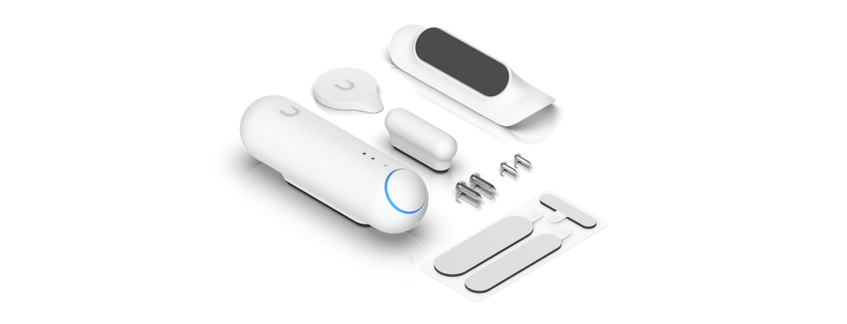 Ubiquiti UniFi Protect All-In-One Sensor UP-Sense, Motion, Door/Window, Temperature, Humidity and Alarm Sound Sensing, Battery-Powered BLE atomoffice