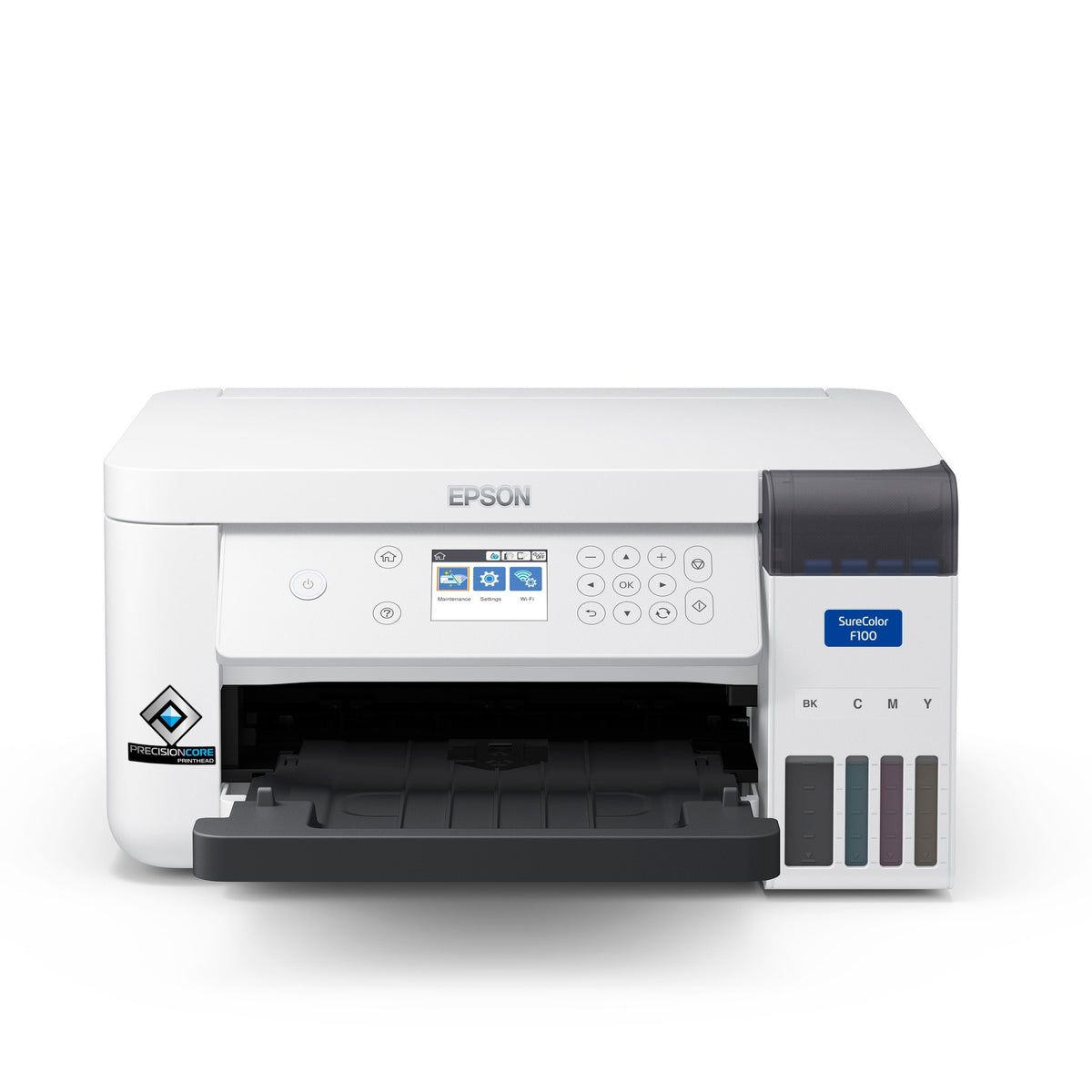 Epson SureColor SC-F100 Desktop Dye Sublimation Printer, Refillable Ink, Wi-Fi C11CJ80301 atomoffice