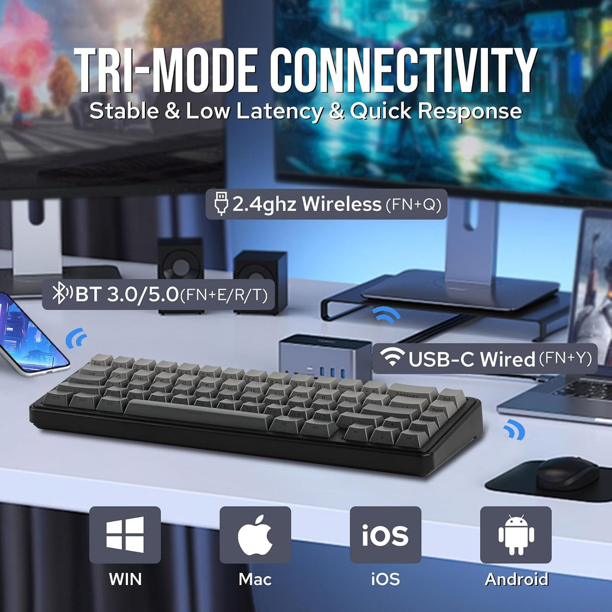 AULA F65 – Compact 65% Mechanical Keyboard — view 2