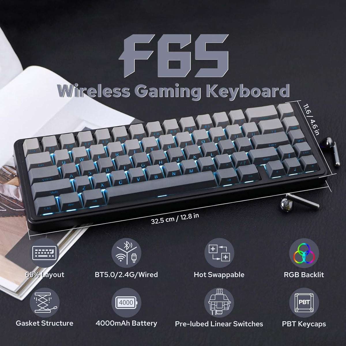 AULA F65 – Compact 65% Mechanical Keyboard — view 1