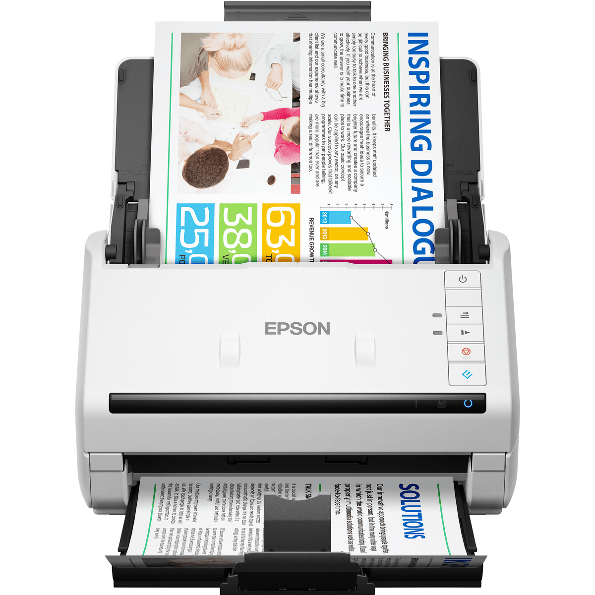 Epson WorkForce DS-770II Document Scanner, Duplex, 600 dpi B11B262401BE atomoffice