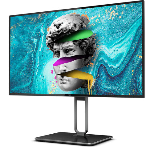 AOC 27" U27U2DP Flat 4K UHD Monitor, IPS Panel 60Hz- DP, HDMI, USB-C atomoffice