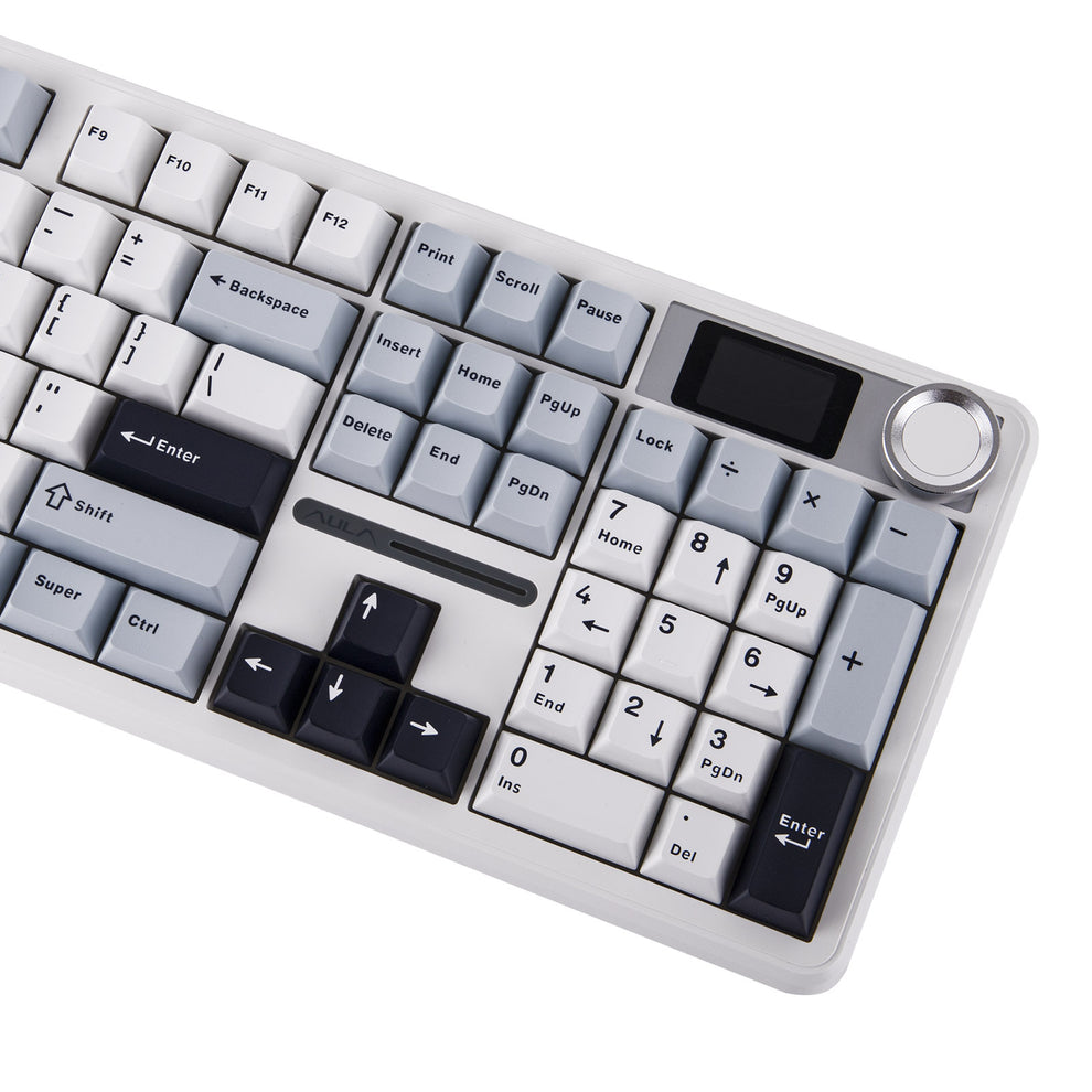AULA F108 Pro Mechanical Gaming Keyboard RGB 104 Keys Tri-Mode Wireless,Bluetooth,Wired Linear Switch atomoffice
