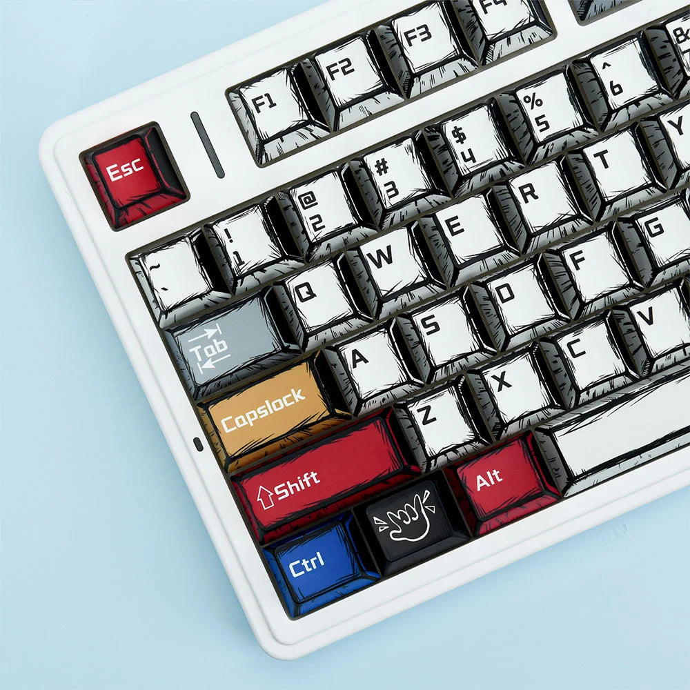 AULA F75 Mechanical Gaming Keyboard RGB 80 Keys Tri-Mode Wireless,Bluetooth,Wired Linear Switch atomoffice