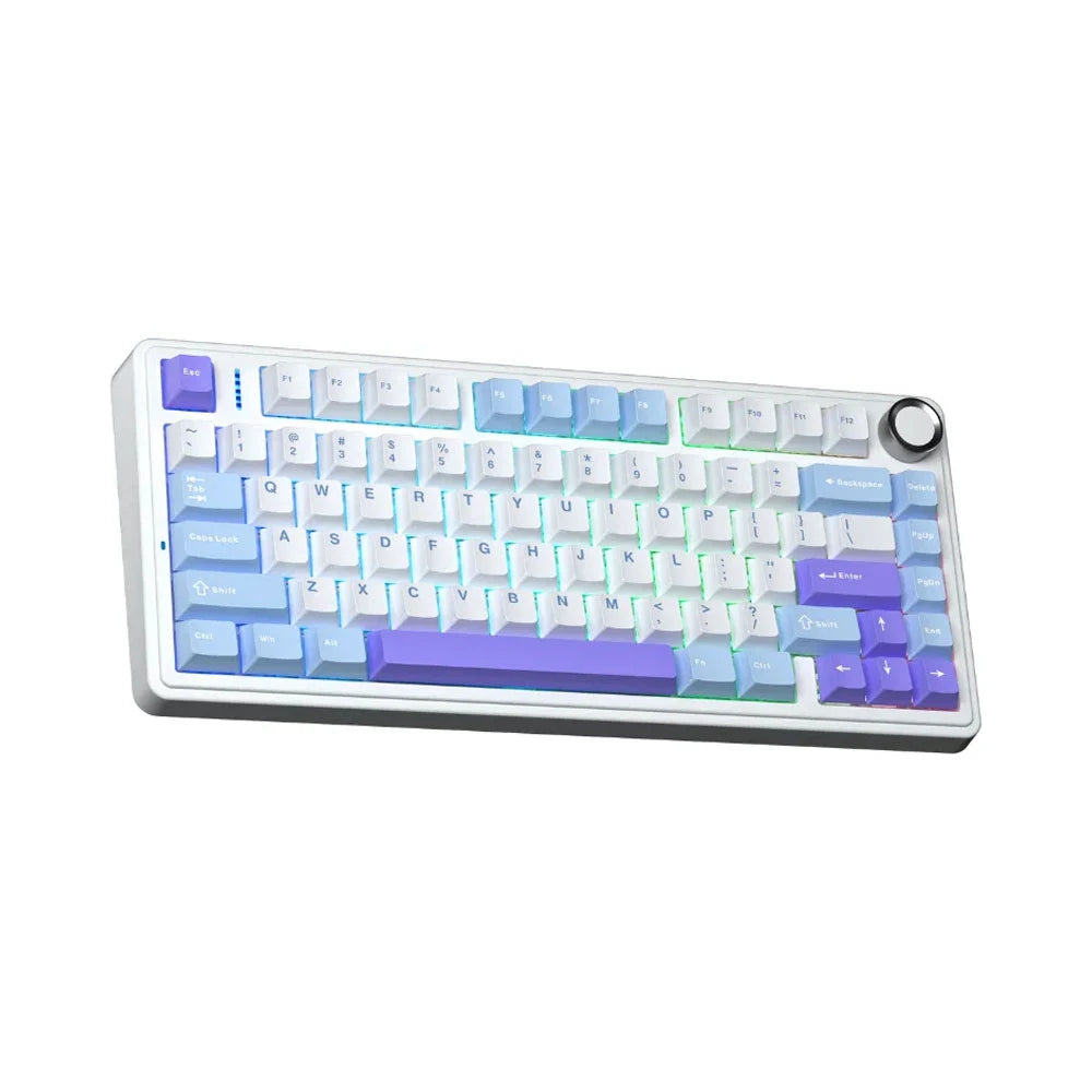 AULA F75 Mechanical Gaming Keyboard RGB 80 Keys Tri-Mode Wireless,Bluetooth,Wired Linear Switch atomoffice