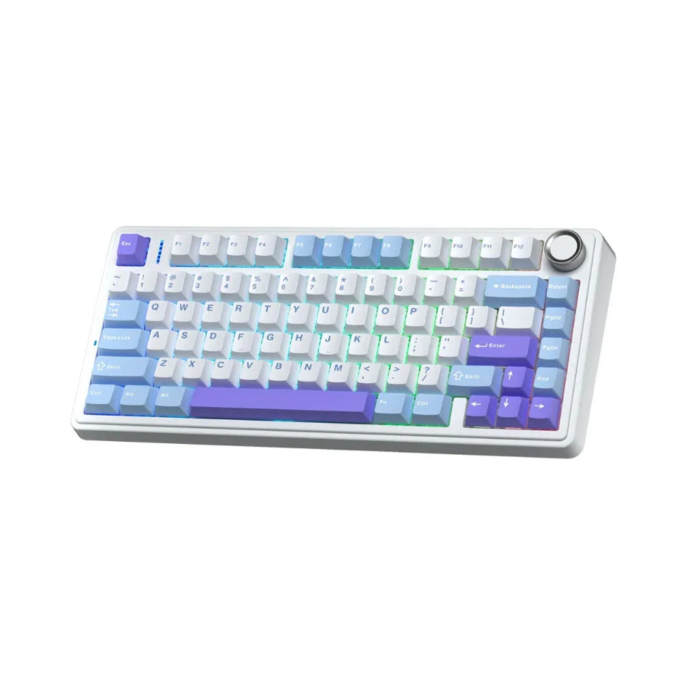 AULA F75 Mechanical Gaming Keyboard RGB 80 Keys Tri-Mode Wireless,Bluetooth,Wired Linear Switch atomoffice
