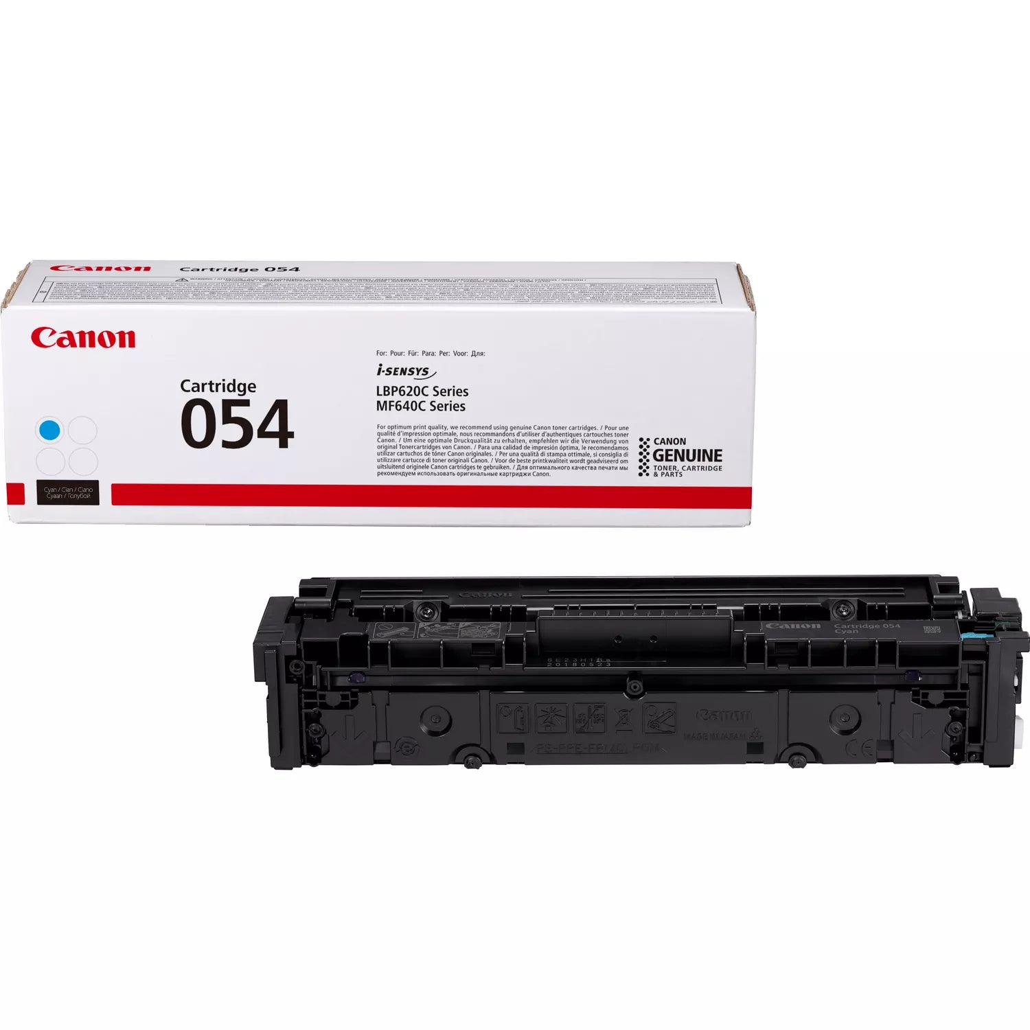 Canon 054 Original Toner Cartridge for Canon i-SENSYS MF645Cx, MF643Cdw, MF641Cw, LBP623Cdw, LBP621Cw Printers atomoffice