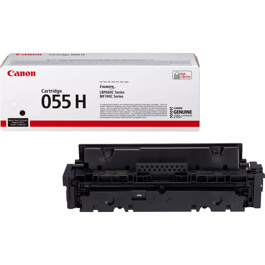 Canon 055H Original Toner Cartridge for Canon i-SENSYS MF744Cdw, MF742Cdw, LBP663Cdw, LBP664Cx, MF746Cx Printers atomoffice