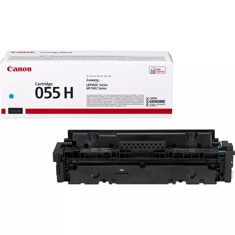 Canon 055H Original Toner Cartridge for Canon i-SENSYS MF744Cdw, MF742Cdw, LBP663Cdw, LBP664Cx, MF746Cx Printers atomoffice