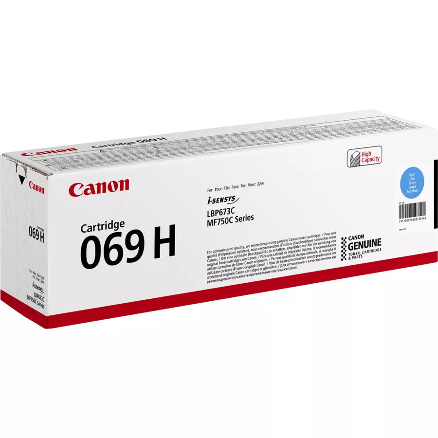 Canon 069H Original Toner Cartridge for i-SENSYS MF752Cdw, MF754Cdw, LBP673Cdw atomoffice