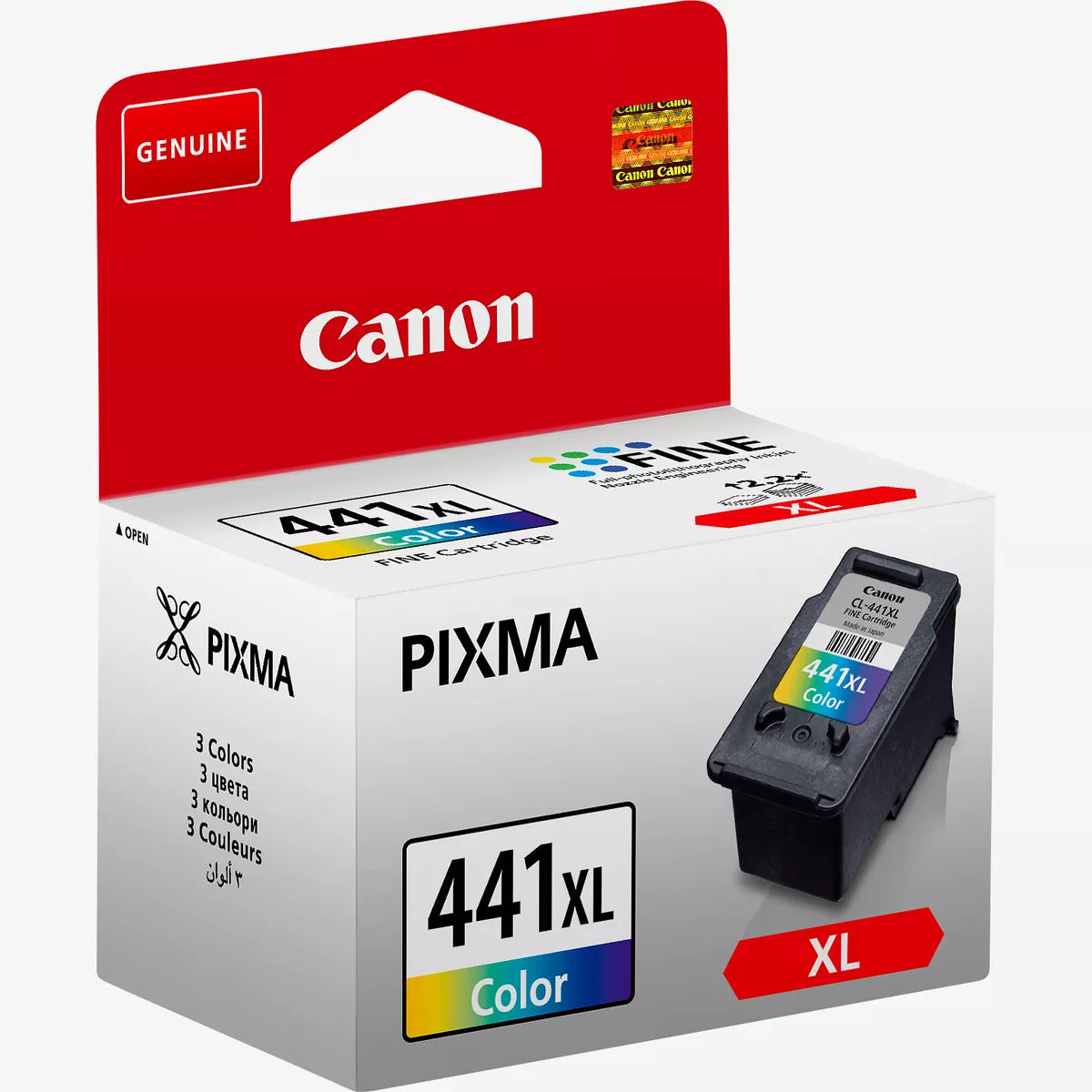 Canon CL-441XL Original Ink Cartridge for Canon PIXMA MG2140, MG2240, MG3140, MG3240, MG3540, MG4140, MG4240, MX374, MX394, MX434, MX454, MX474, MX514, MX524, MX534, MG3640, TS5140, MG3640S atomoffice