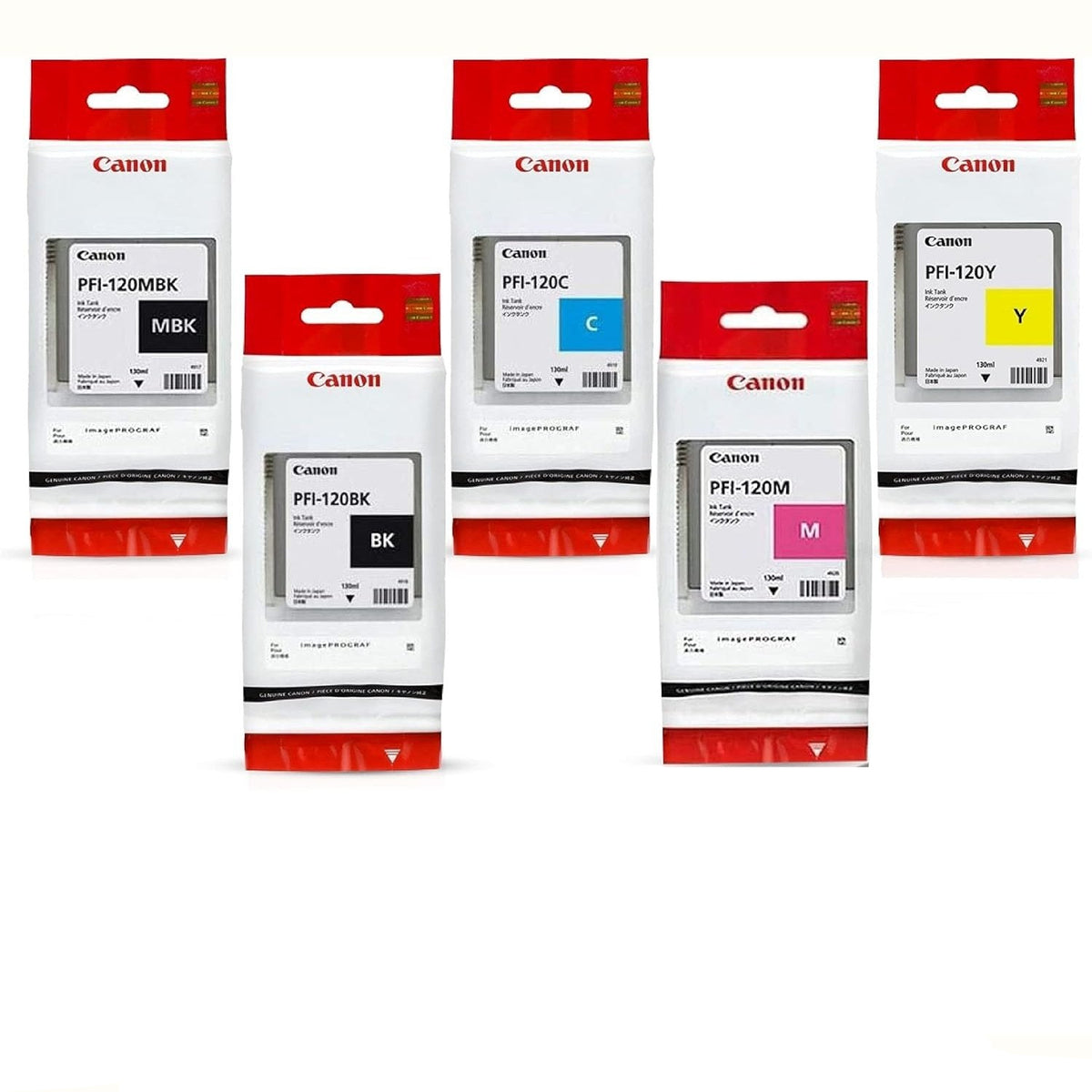 Canon PFI120 130ml Original Ink Cartridge - for use in TN-200, TM-205, TM-300, TM-350 atomoffice