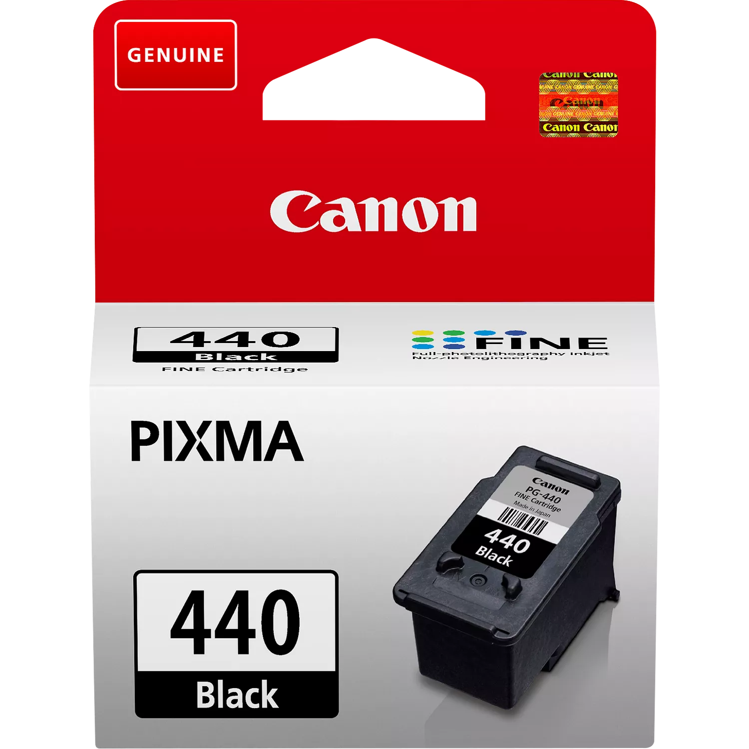 Canon PG-440 Original Ink Cartridge for Canon PIXMA MG2140, MG2240, MG3140, MG3240, MG3540, MG4140, MG4240, MX374, MX394, MX434, MX454, MX474, MX514, MX524, MX534, MG3640, TS5140, MG3640S