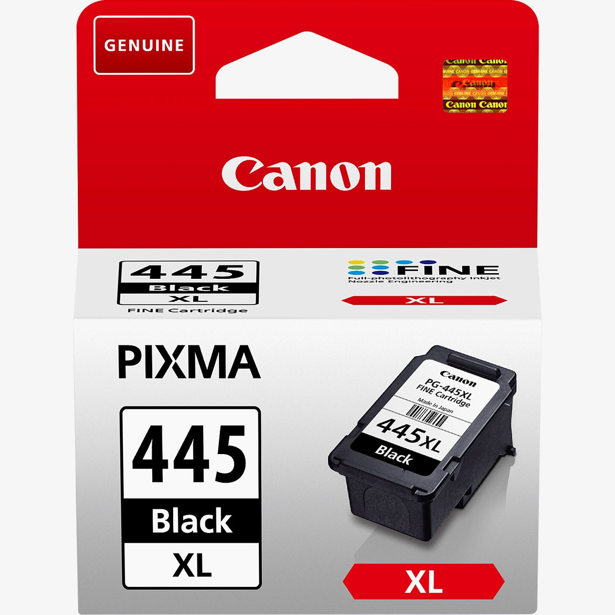 Canon PG-445XL Original Ink Cartridge for Canon PIXMA iP2840, MG2440, MG2540, MG2940, MX494, MG3040, MG2540S, MG2545S, TS204, TR4540, TS3140, TR3340, TS3440, TR4640, MG2541S, TS3640, TR4645 Printers atomoffice