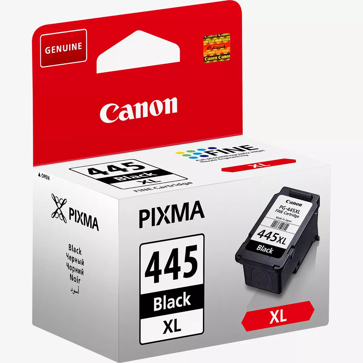 Canon PG-445XL Original Ink Cartridge for Canon PIXMA iP2840, MG2440, MG2540, MG2940, MX494, MG3040, MG2540S, MG2545S, TS204, TR4540, TS3140, TR3340, TS3440, TR4640, MG2541S, TS3640, TR4645 Printers atomoffice
