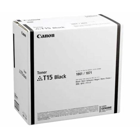 Canon T15 Black Original Toner Cartridge for i-SENSYS X 1861P, i-SENSYS X 1871P atomoffice