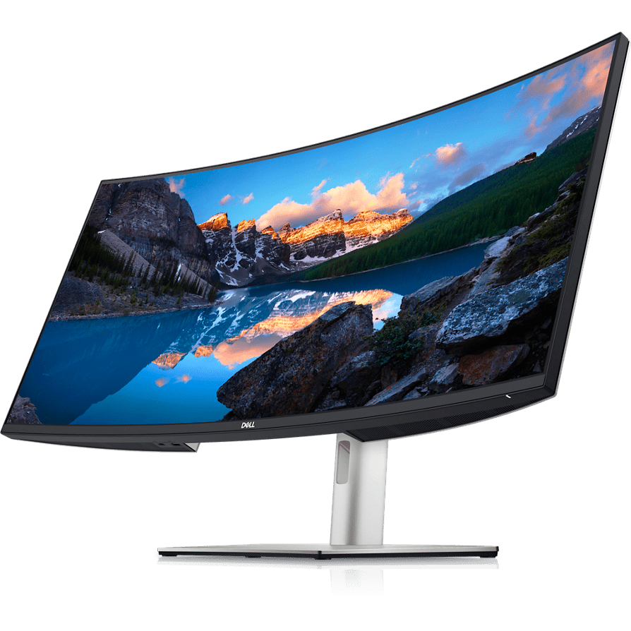 Dell 38" U3821DW Curved UltraSharp WQHD Monitor, IPS Panel 60Hz- HDMI,DP,USB-C with built in speaker atomoffice