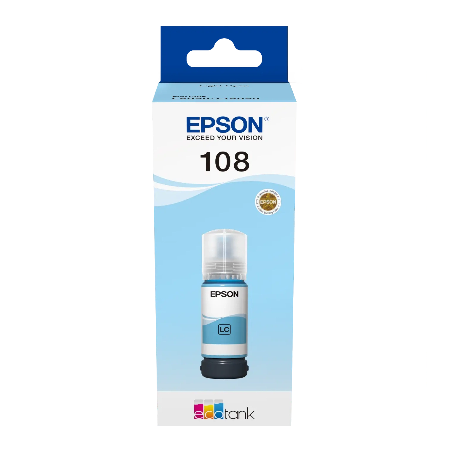 Epson Eco Tank 108 Original Ink Bottle for Epson L18050 L8050 Printers atomoffice