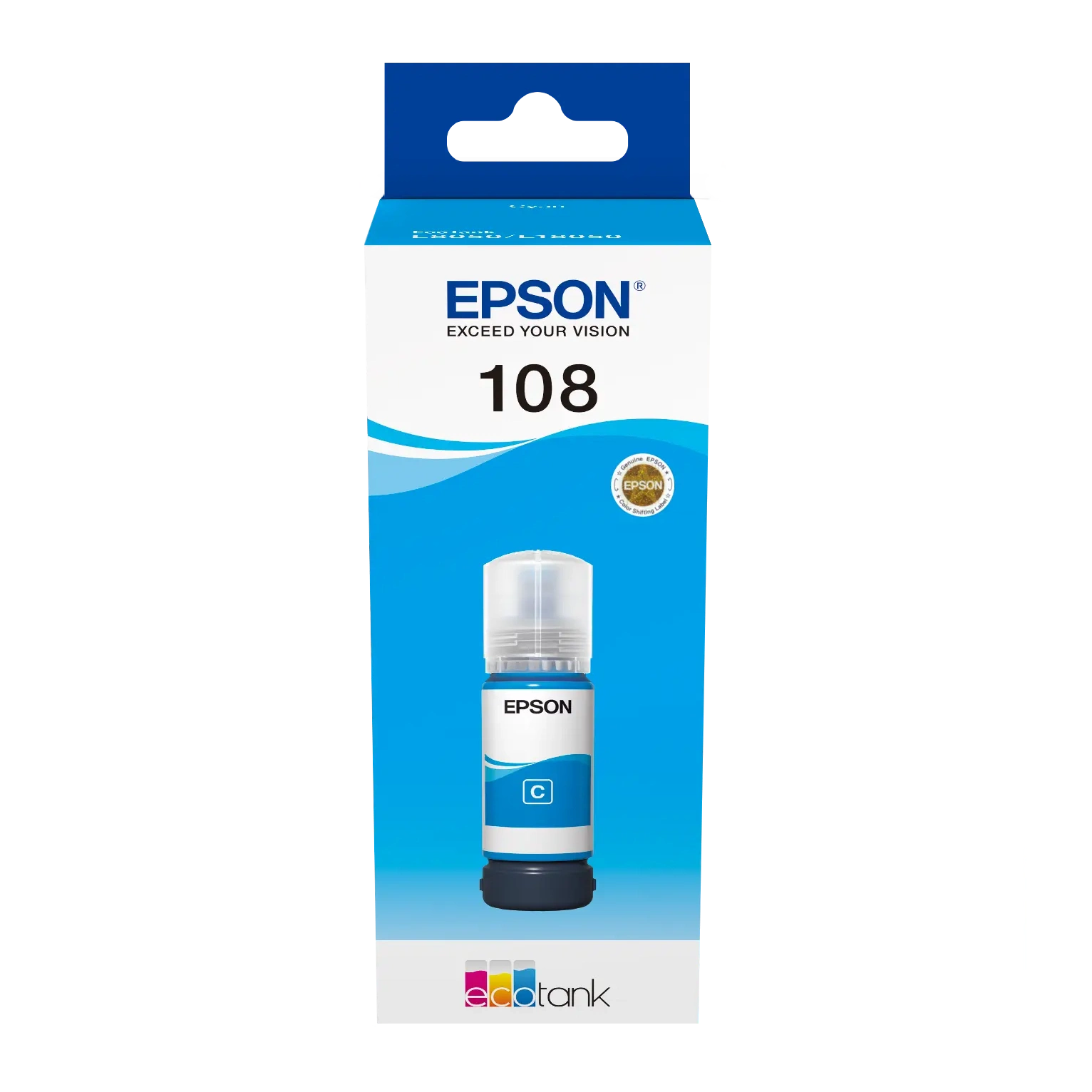 Epson Eco Tank 108 Original Ink Bottle for Epson L18050 L8050 Printers atomoffice