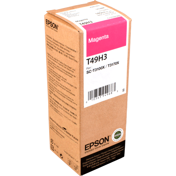 Epson T49H 140ml Original Ink Cartridge for Epson SureColor SC‑T3100x / SC‑T3170x printer atomoffice