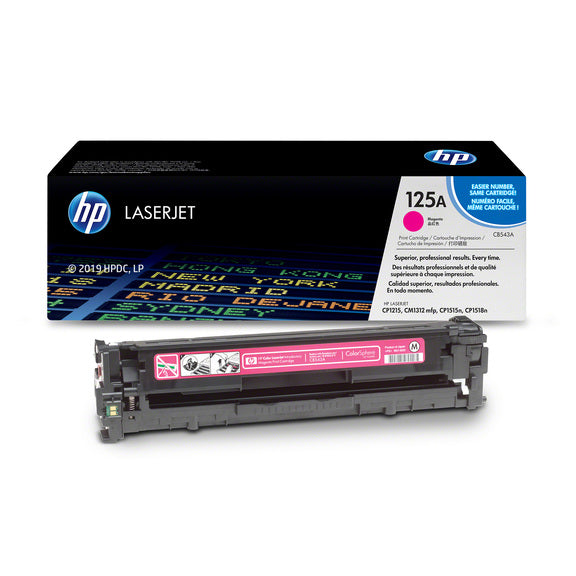 HP 125A Original Toner Cartridge for HP Color LaserJet CP1515n, CP1518ni, CP1215, MFP CM1312 Printers