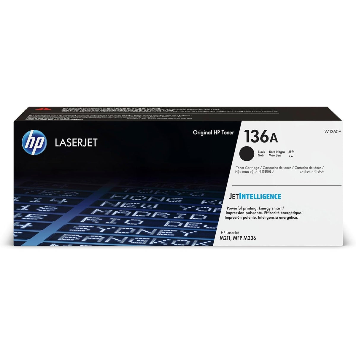 HP 136A Original Toner Cartridge for HP LaserJet M209, M211, M233, M234, M236 Series Printers Copy atomoffice