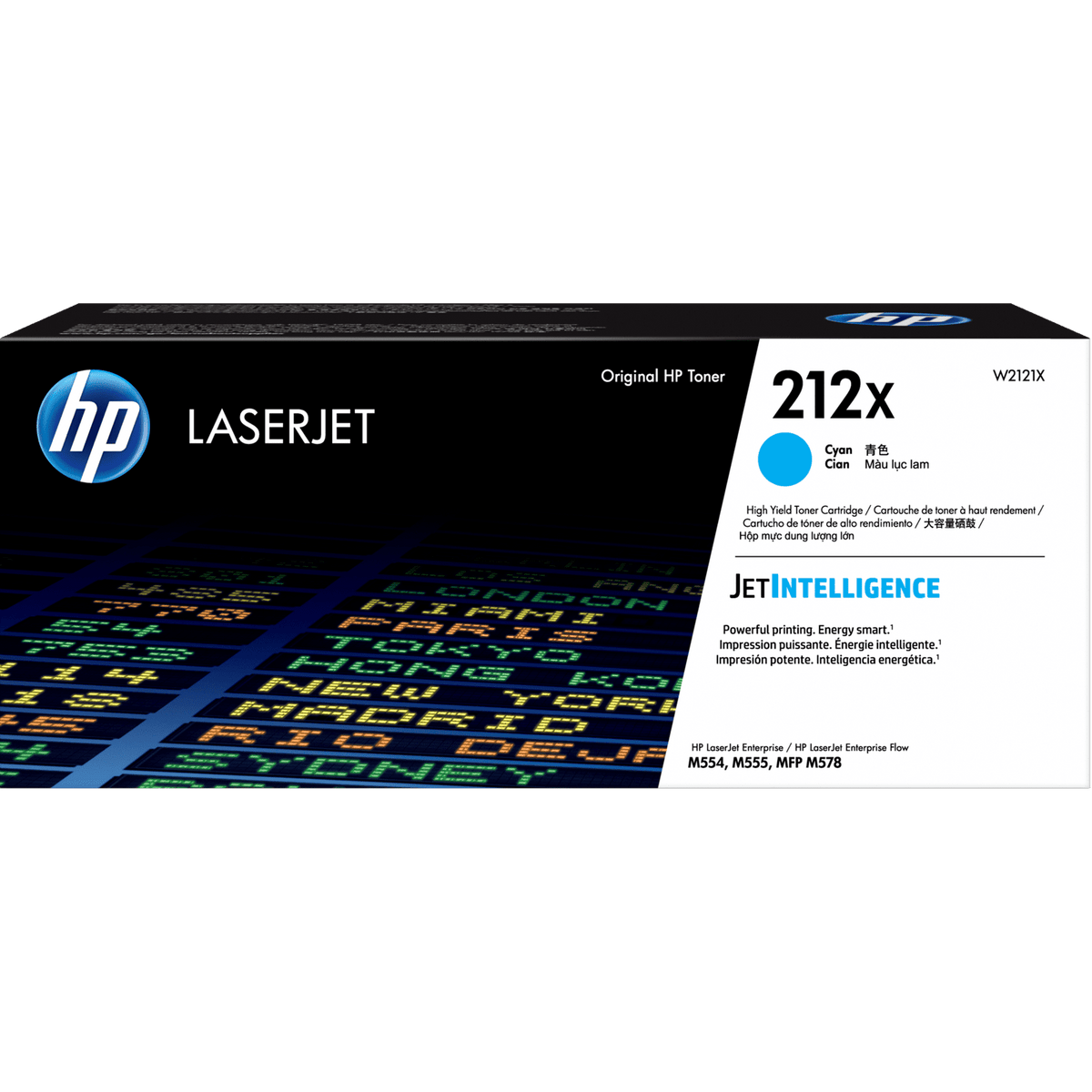HP 212X Original Toner Cartridge for HP Color LaserJet Enterprise MFP M578dn, M554dn, M555dn, M555x atomoffice