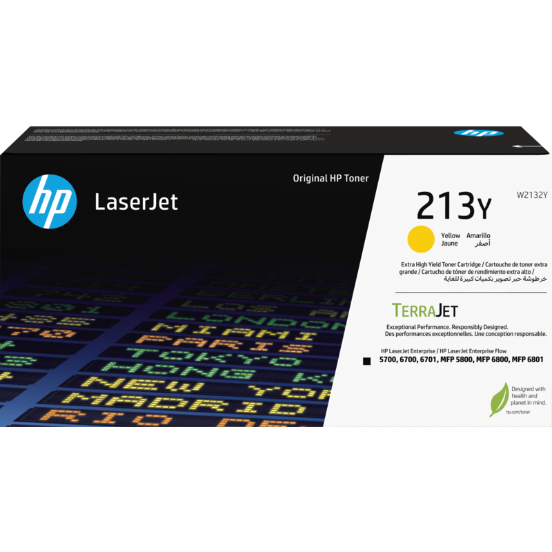 HP 213Y Original Toner Cartridge for HP LaserJet Enterprise 5700, 5800, 6700, 6701, 6800, 6801 atomoffice