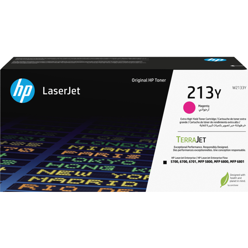 HP 213Y Original Toner Cartridge for HP LaserJet Enterprise 5700, 5800, 6700, 6701, 6800, 6801 atomoffice