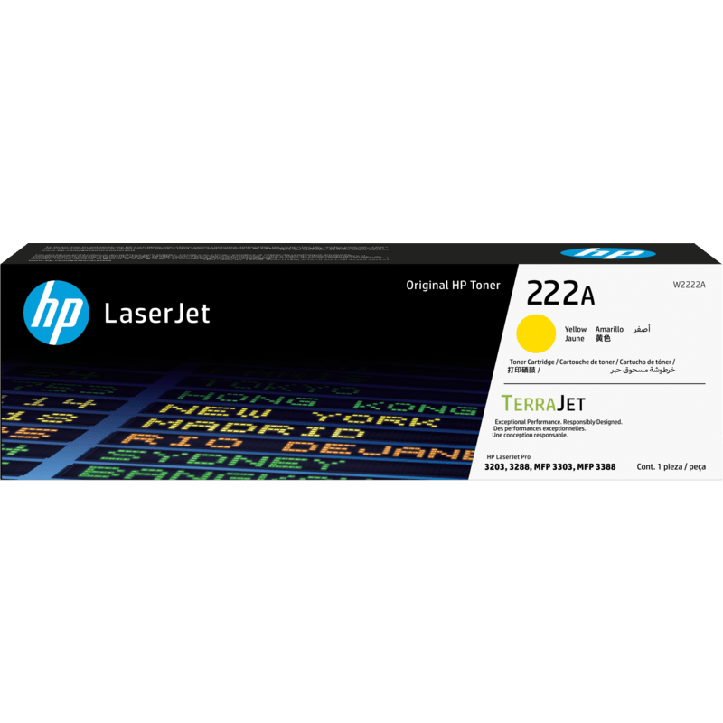 HP 222A Original Toner Cartridge for HP LaserJet Pro 3203, 3288, MFP 3303, MFP 3388 Printer Series atomoffice