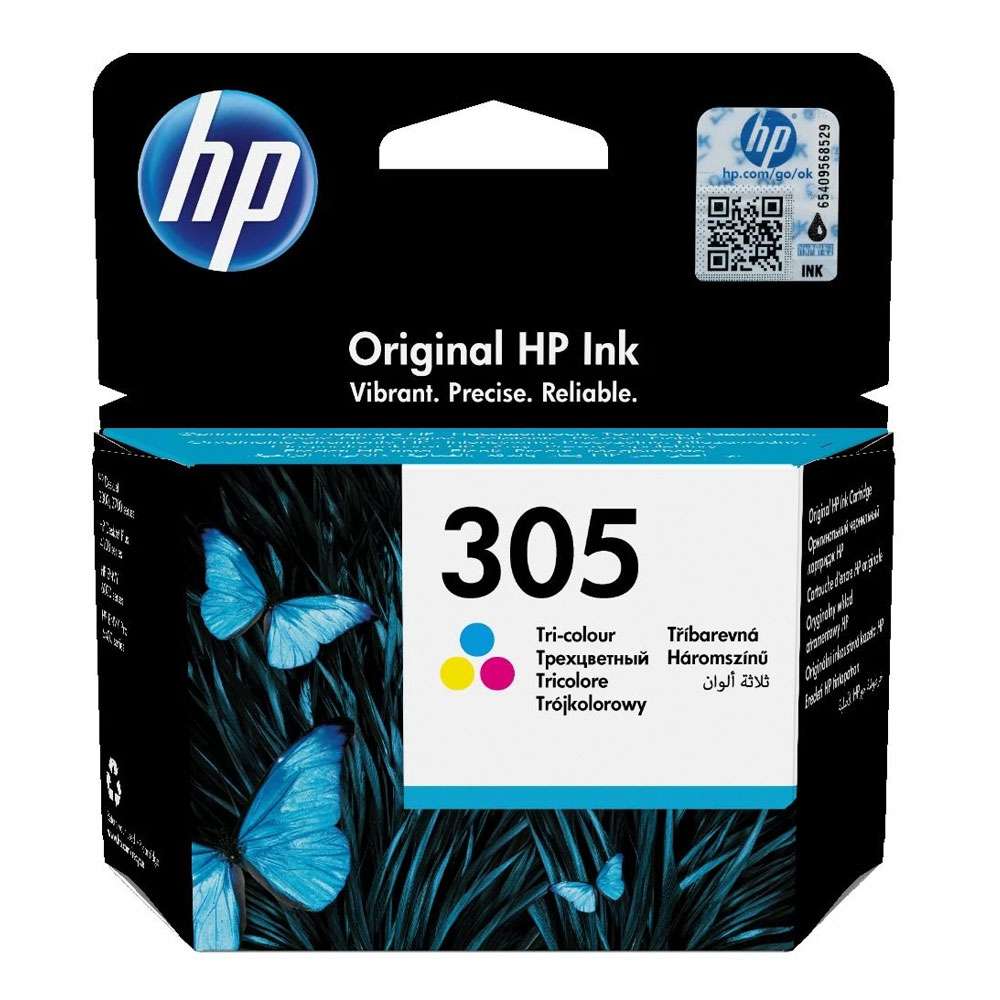 HP 305 Original Ink Cartridge for HP DeskJet 2300, 2700, 2730, 4134, 4220 atomoffice