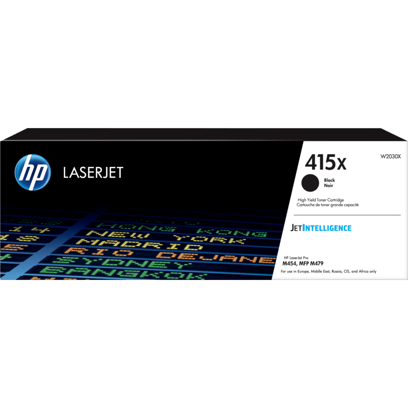 HP 415X Original Toner Cartridge for HP Color LaserJet Enterprise M455dn, MFP M480f, Pro M454dn, Pro M454dw, Pro M454nw, Pro MFP M479dw, Pro MFP M479fdn, Pro MFP M479fdw, Pro MFP M479fnw Printers atomoffice