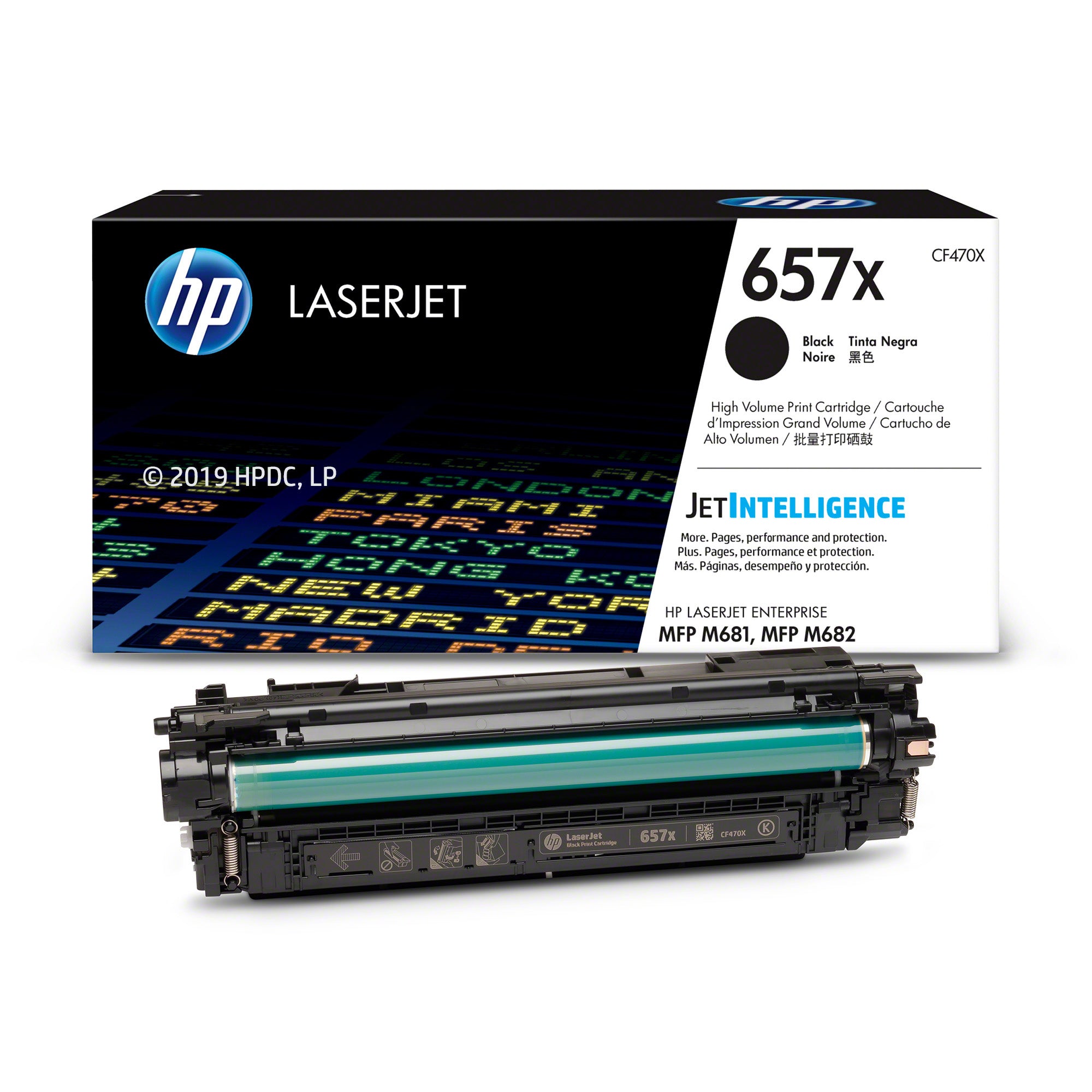 HP 657X Original Toner Cartridge for HP LaserJet Enterprise M681, M682 series printers atomoffice