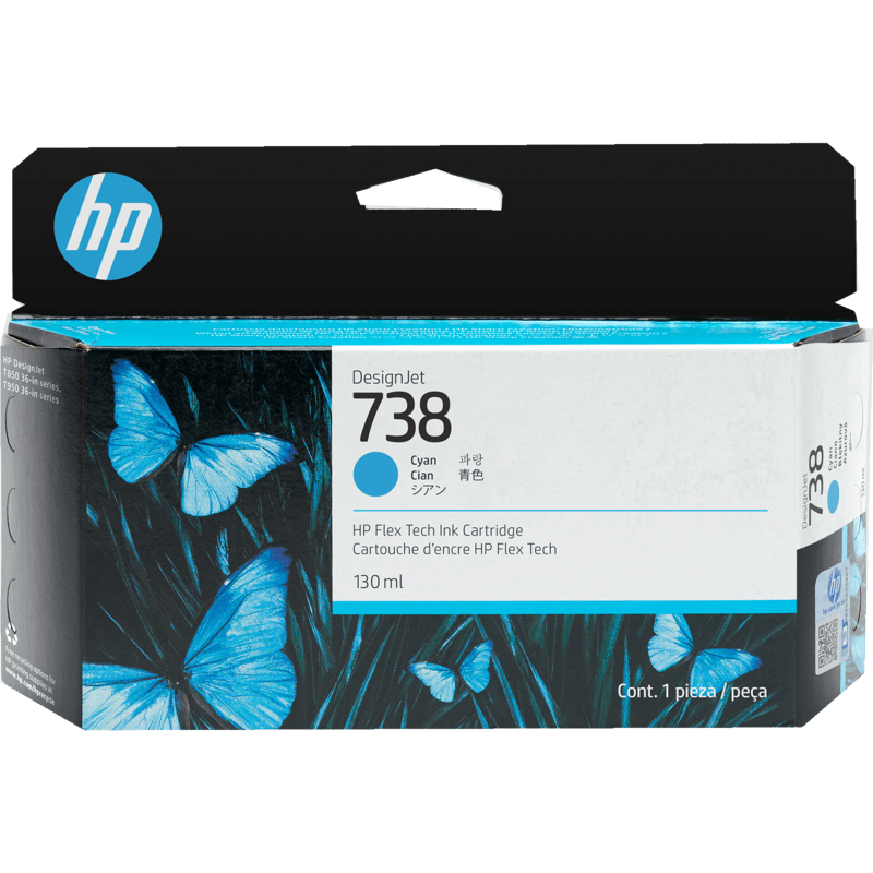 HP 738 130ml DesignJet Original Ink Cartridge atomoffice