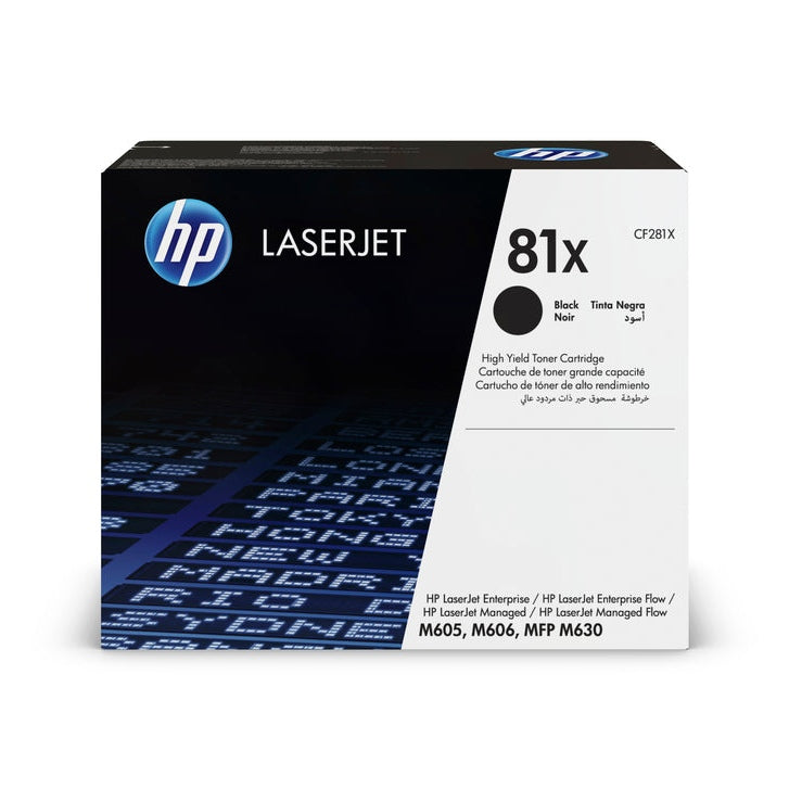 HP 81X Original Toner Cartridge for HP LaserJet Enterprise M604dn, M604n, M605dh, M605dn, M605n, M605x, M606dn, M606x, Flow MFP M630h, M630z, M630f, M630dn Printers atomoffice