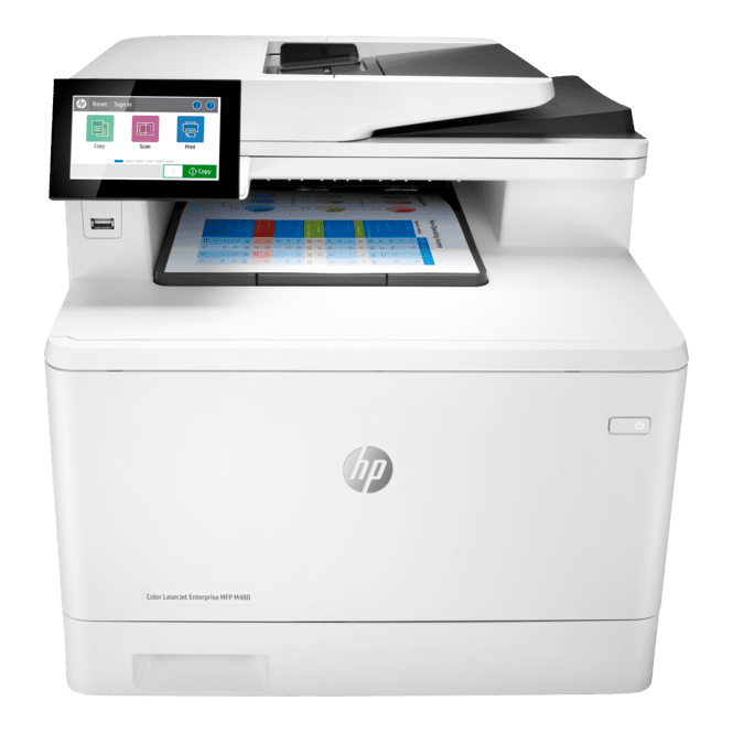 HP Color LaserJet MFP M480f Printer atomoffice