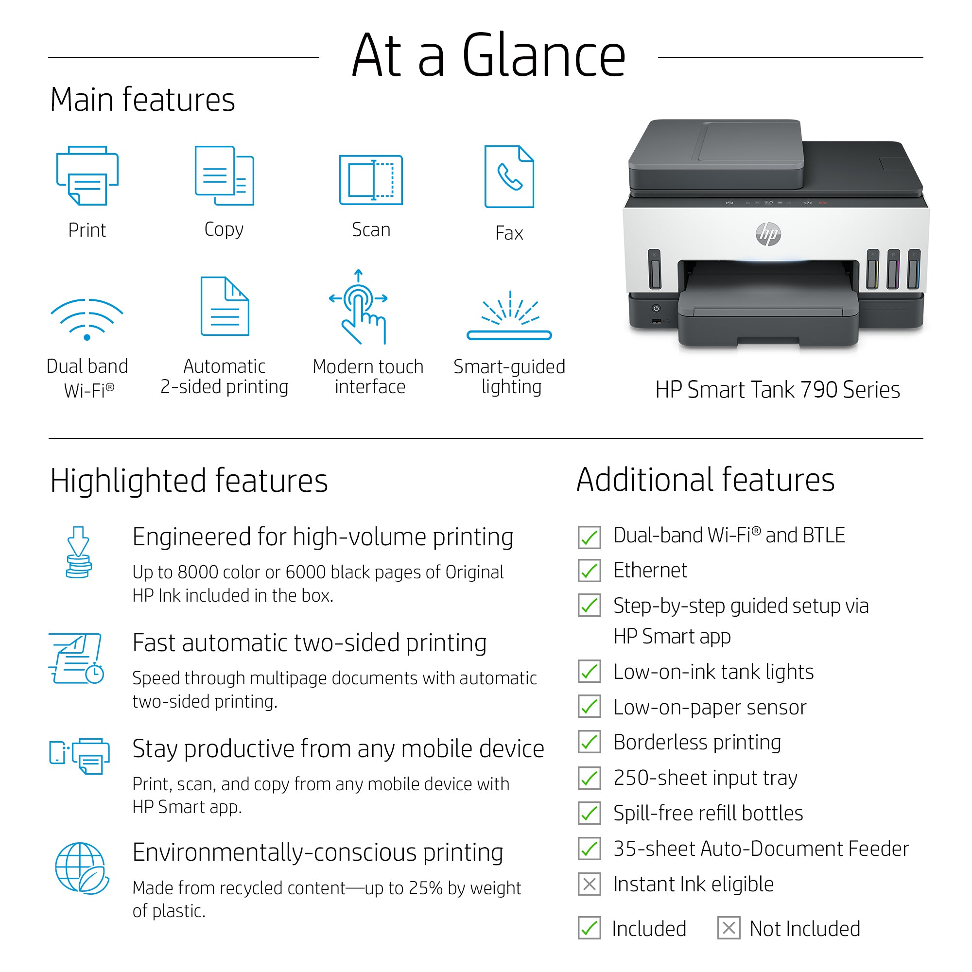 HP Smart Tank 790 All-in-One Colour Printer atomoffice