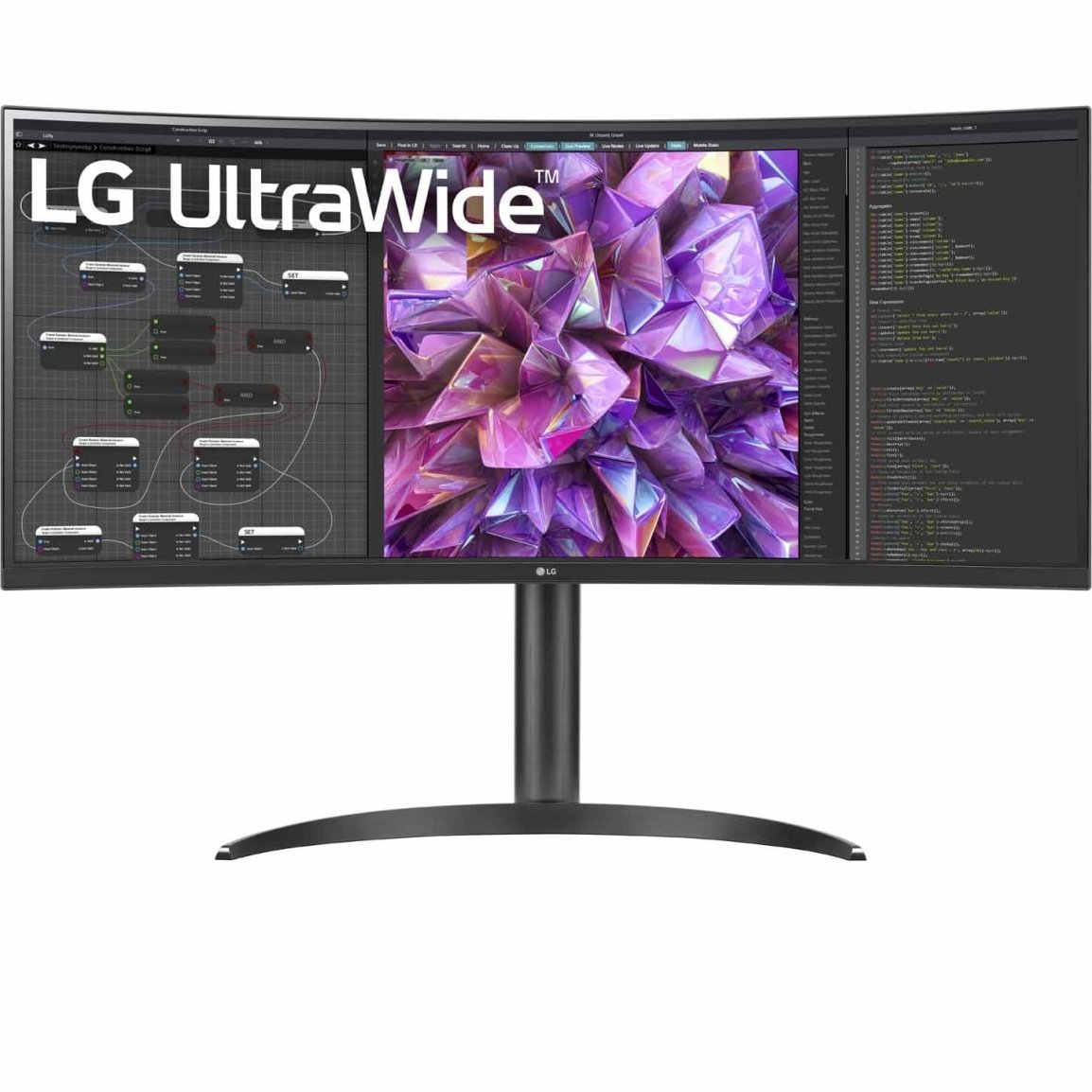 LG 34" 34WQ75C-B Curved UWQHD Monitor IPS panel 60Hz- DP,HDMI,USB atomoffice