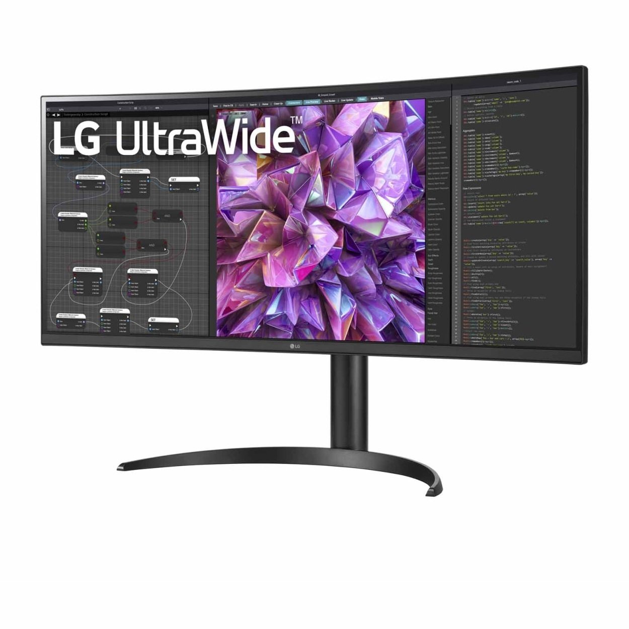LG 34" 34WQ75C-B Curved UWQHD Monitor IPS panel 60Hz- DP,HDMI,USB atomoffice