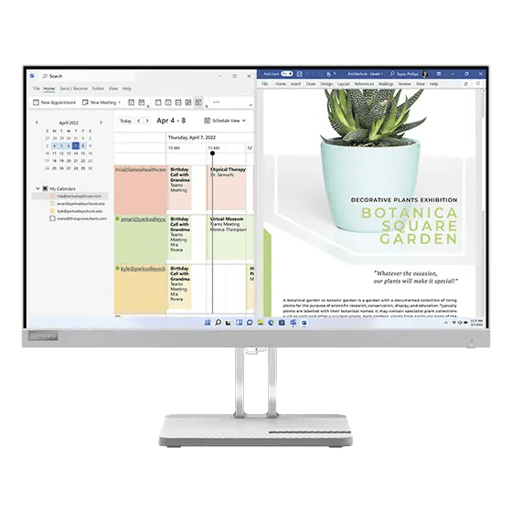 Lenovo 24" L24e-40 Flat FHD Monitor VA panel 100Hz- HDMI atomoffice