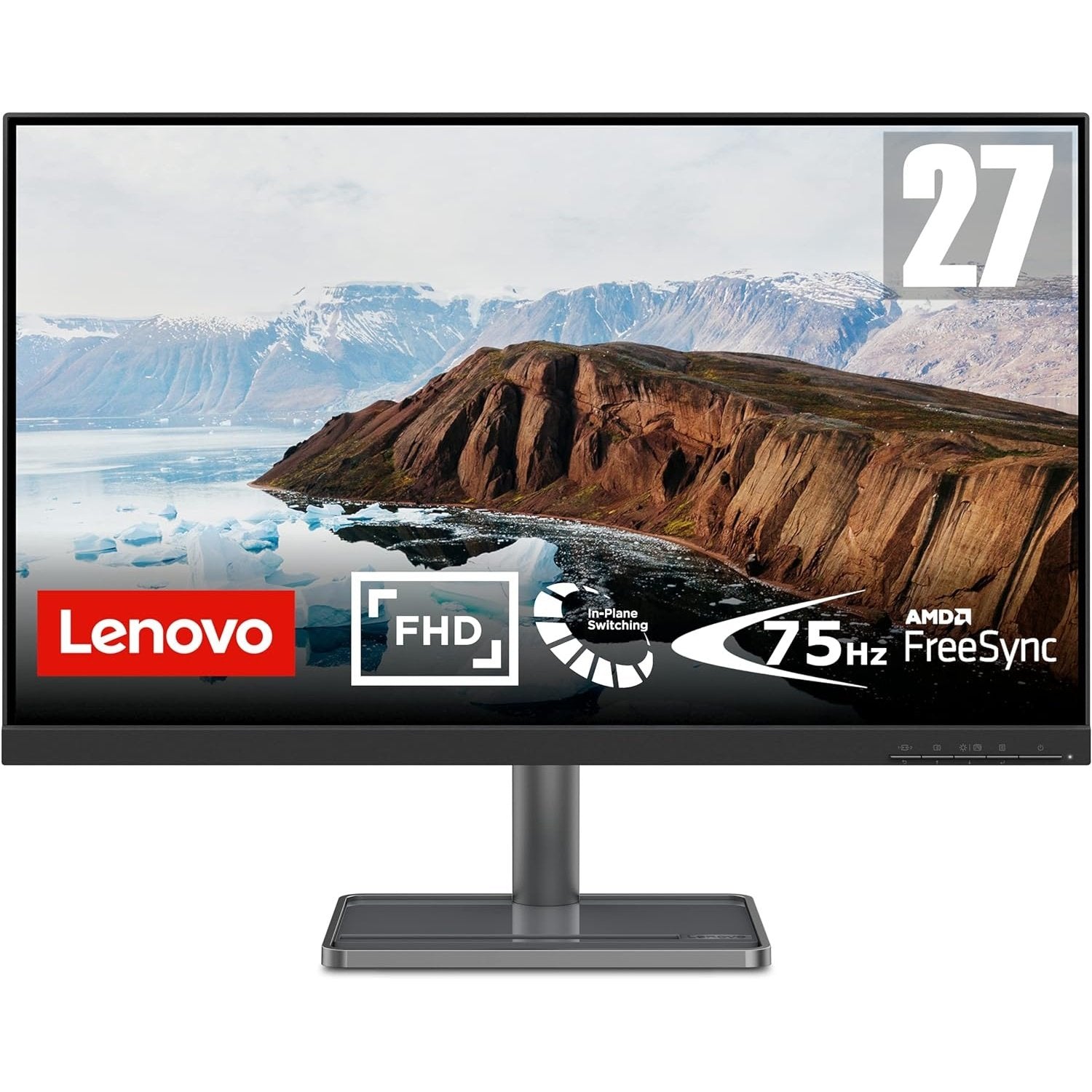 Lenovo 27" L27i-30 Flat FHD Monitor IPS panel 75Hz- HDMI,VGA atomoffice