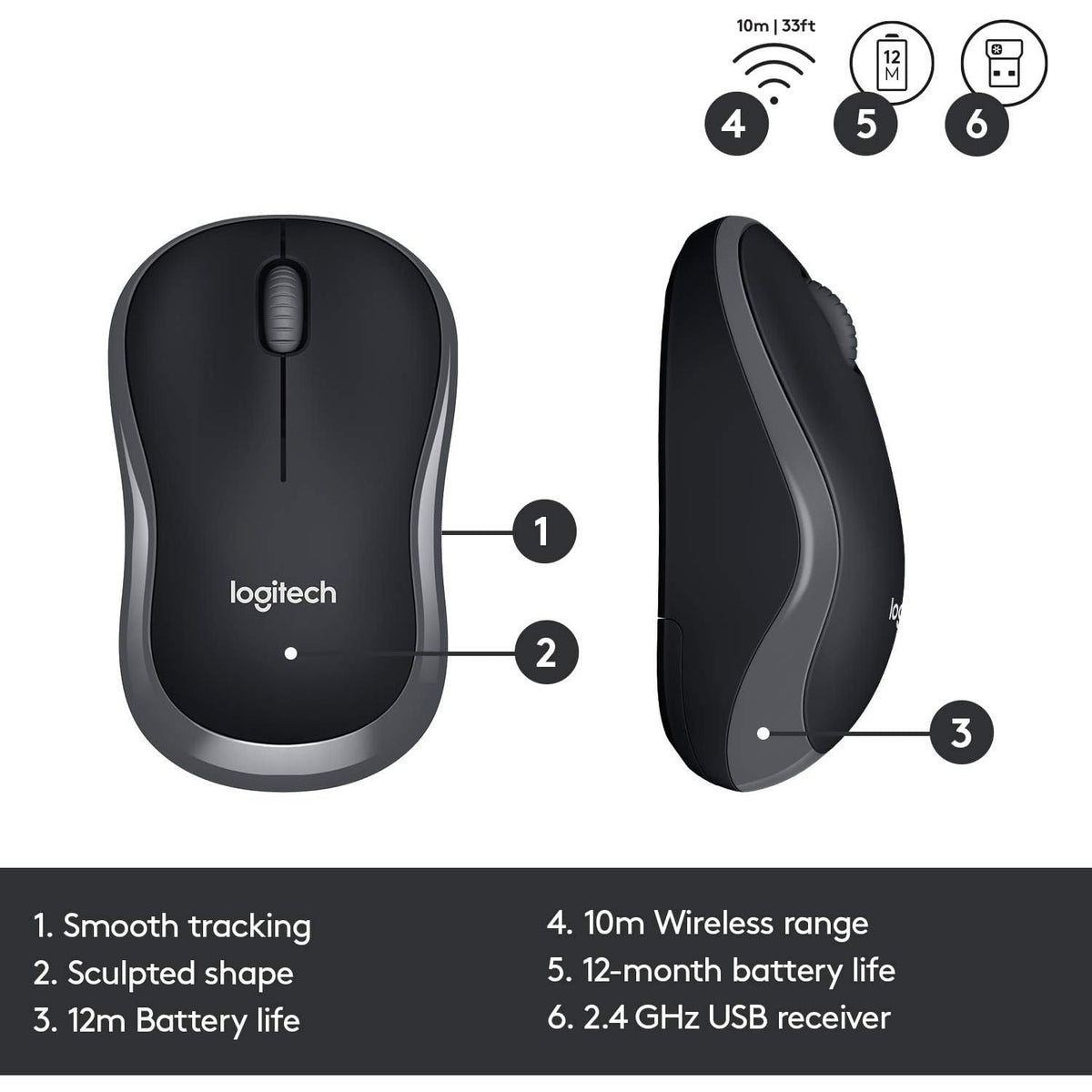 Logitech MK330 Wireless Keyboard and Mouse Combo atomoffice