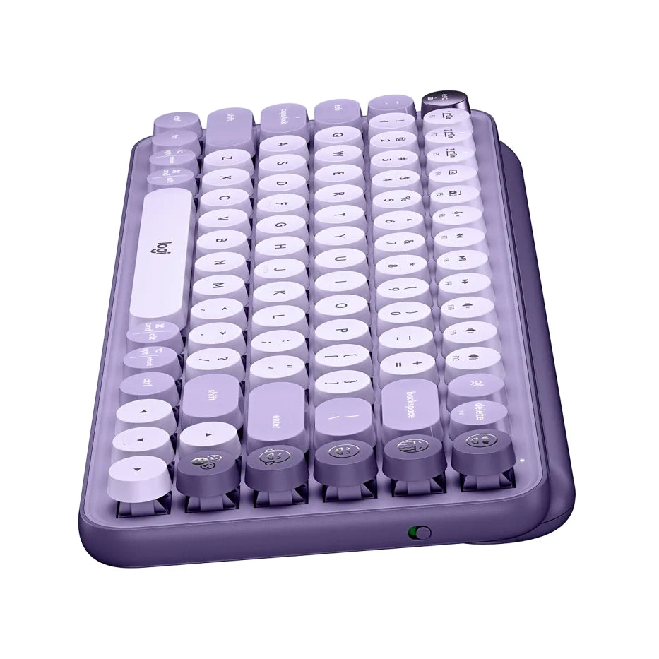 Logitech Pop Keys Mechanical Keyboard 84 Keys Wireless 10 meters , Bluetooth Tactile Switch atomoffice