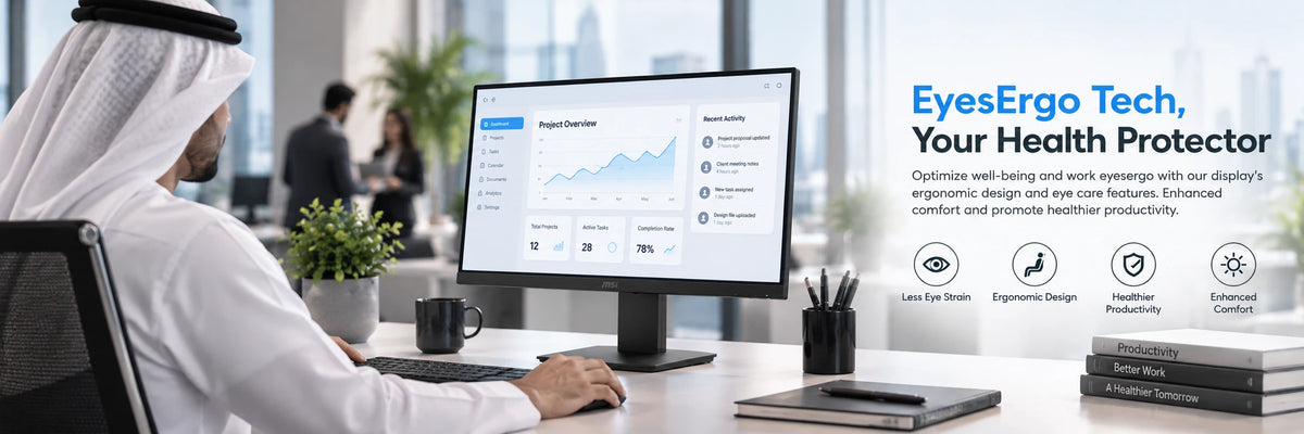 MSI PRO MP223 E2 22" FHD Monitor, 100Hz VA — view 1