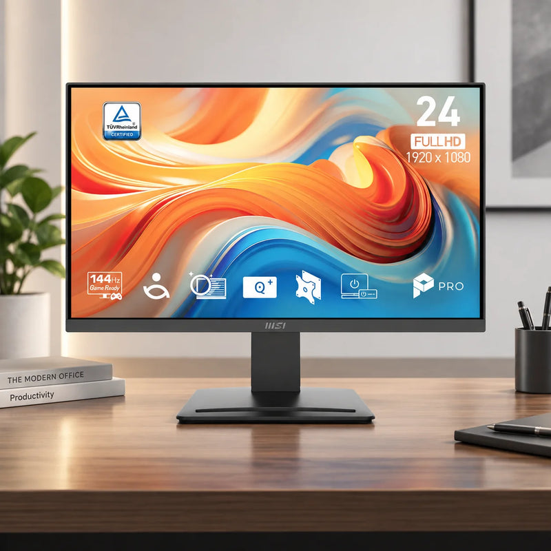 MSI PRO MP241 E14V 24" FHD Monitor, 144Hz VA